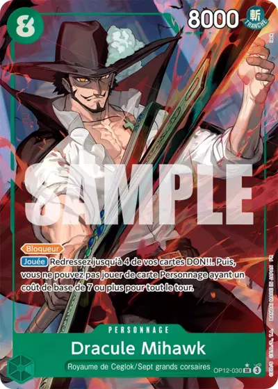 OP12-030-SR - Dracule Mihawk (ALT)