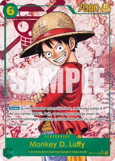 OP13-118-SEC - Monkey D. Luffy (Version 2)