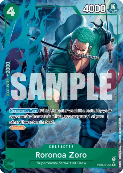 PRB02-006-R - Roronoa Zoro (PRB02 ALT)